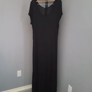 Black Jersey Maxi Dress